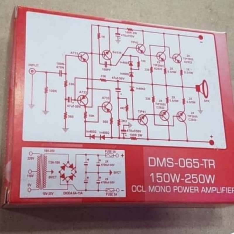 Jual Kit Pcb Modul Driver Power Ampli Amplifier Mono 150w 200w 150 200