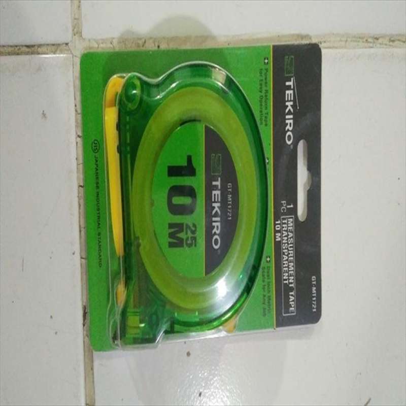 Jual Meteran Transparan 10 Meter 10M Tekiro Measurement Tape Null jual-meteran-transparan-10-meter-10m-tekiro-measurement-tape-null