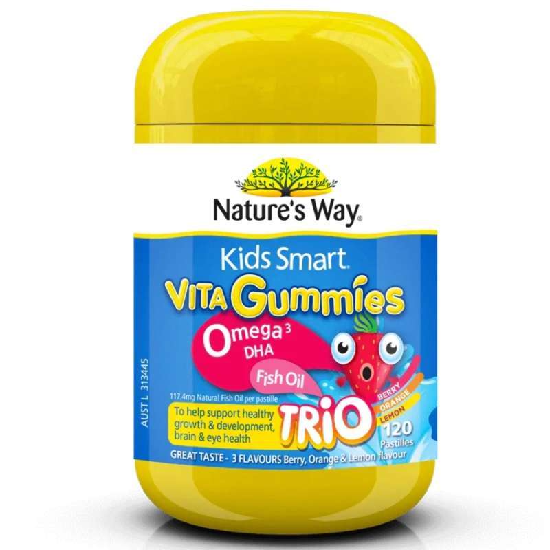 Jual Nature's Way Kids Smart Vita Gummies Omega3 DHA Fish Oil Trio