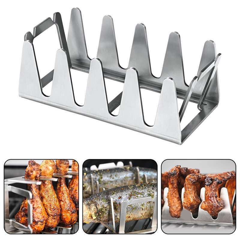 Jual Grill Rack High Durability Rust-proof Stainless Steel BBQ Roaster ...