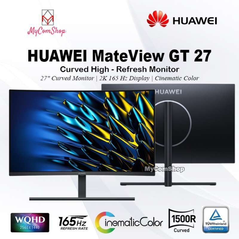Jual Huawei Mateview Gt 27 Curved Monitor Wqhd 165hz 350nit Cinematic ...