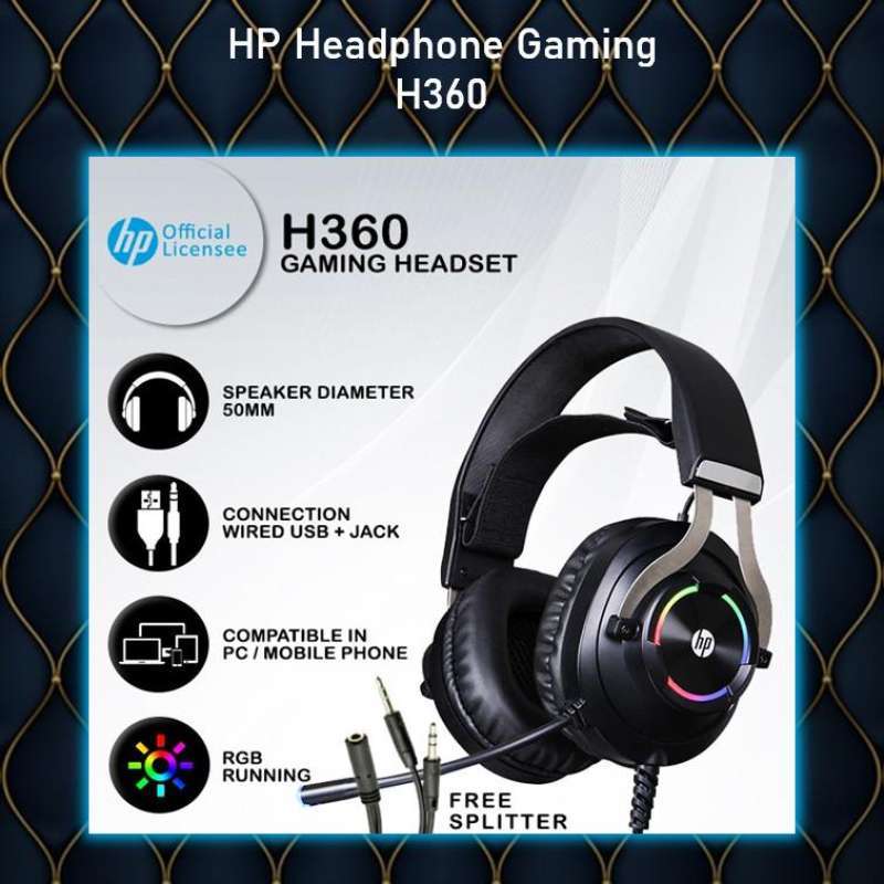 Jual Headset Gaming HP H500GS The Real 7.1 Surround RGB LED LIMIT