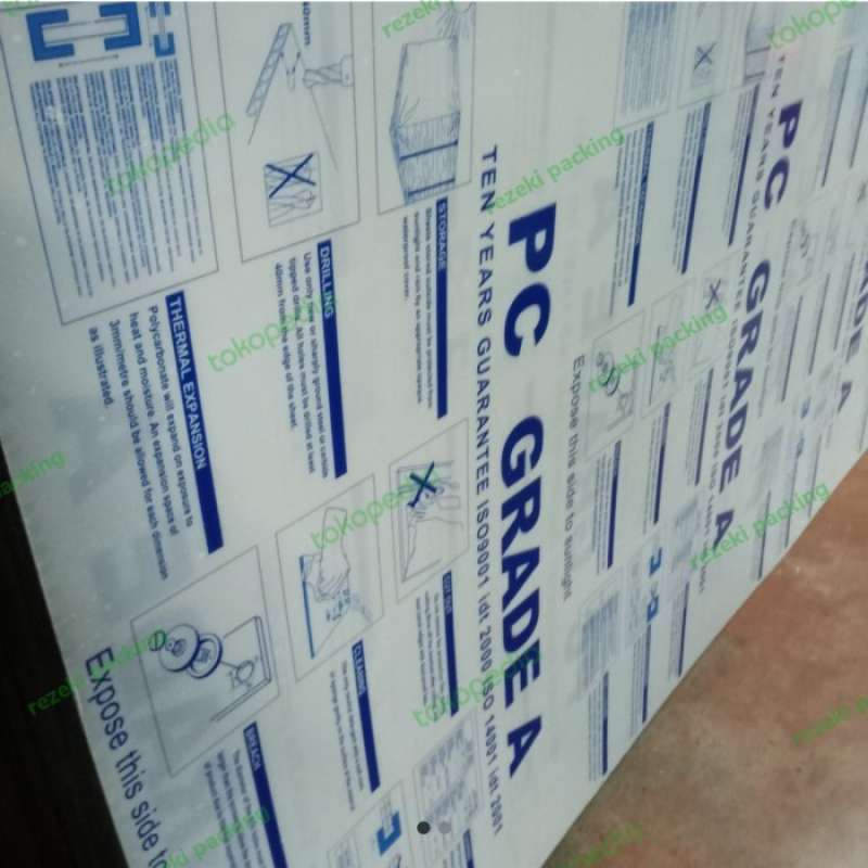 Jual Polycarbonate Lembaran Solid 10Mm 122 X 244Cm di Seller TB Honey ...