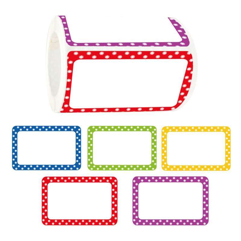 Jual 300 Sticker Name Tags Sticker Labels Teachers Office Organizer ...
