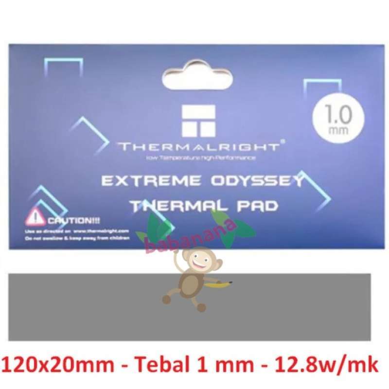 Promo Thermalright Extreme Odyssey Thermal pad 120x20x1.0 mm cooler ram ...