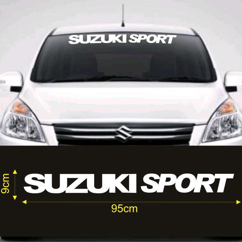 Jual Cutting Sticker Stiker Kaca Depan Mobil Suzuki Sport Windshield di