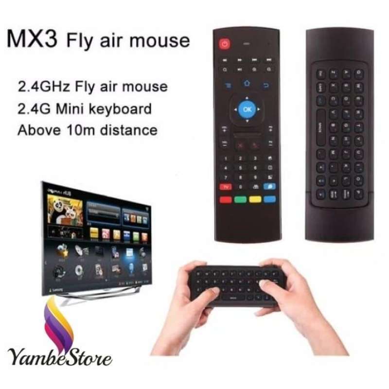 Jual Mini Wireless Keyboard Fly Air Mouse Remote G Sensing Gyroscope