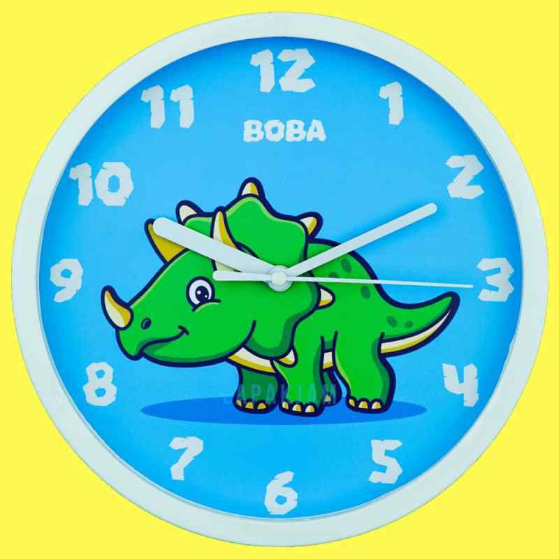Jual Jam Dinding Analog Hiasan Dinding Animal Unik Besar Boba BB1118