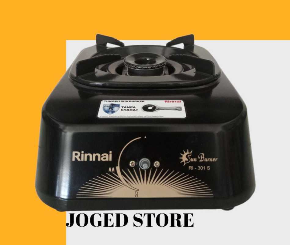 kompor gas rinnai ri 301 s 1 tungku paket regulator win termurah berkualitas