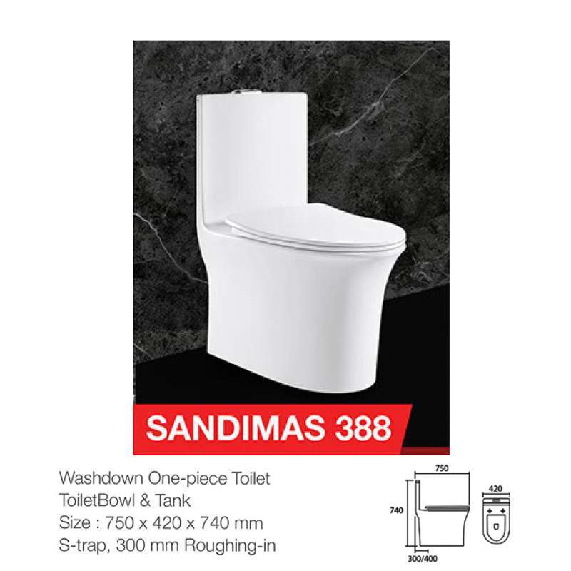 Jual Sandimas Closet Duduk 388 Di Seller Rumahku Official Store