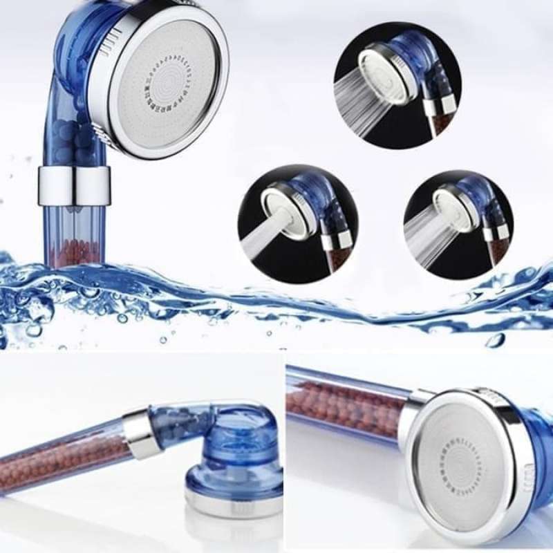 Promo Spa Shower Head Kepala Shower Filter Aerator Pancuran Mandi Batu