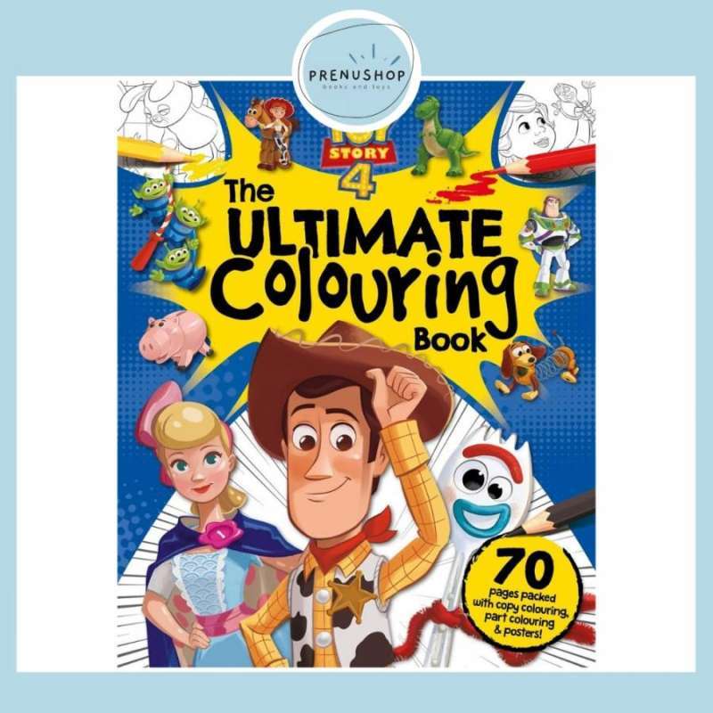 Jual The Ultimate Colouring Book : Toy Story 4 / Buku Mewarnai di