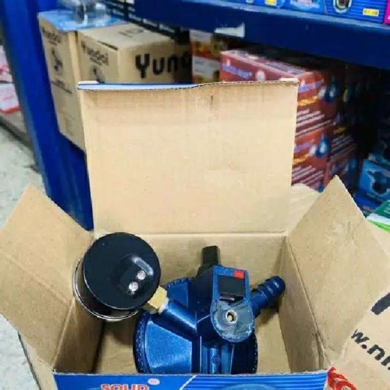 Jual Solid regulator gas / kepala gas lpg regulator dan meteran di
