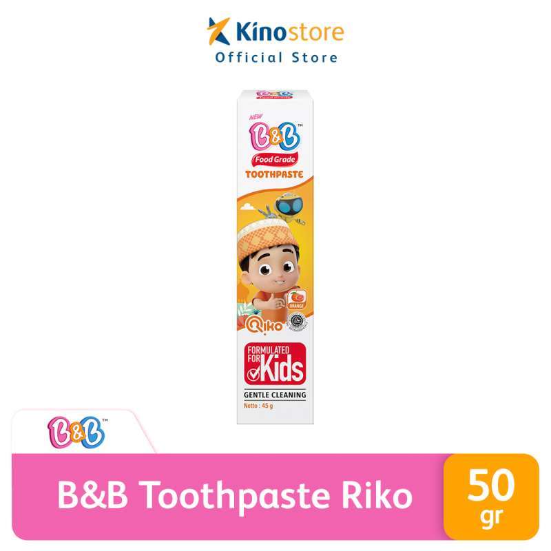 Promo B&b Kids Riko Toothpaste [50 G] Diskon 29% Di Seller Sleek ...