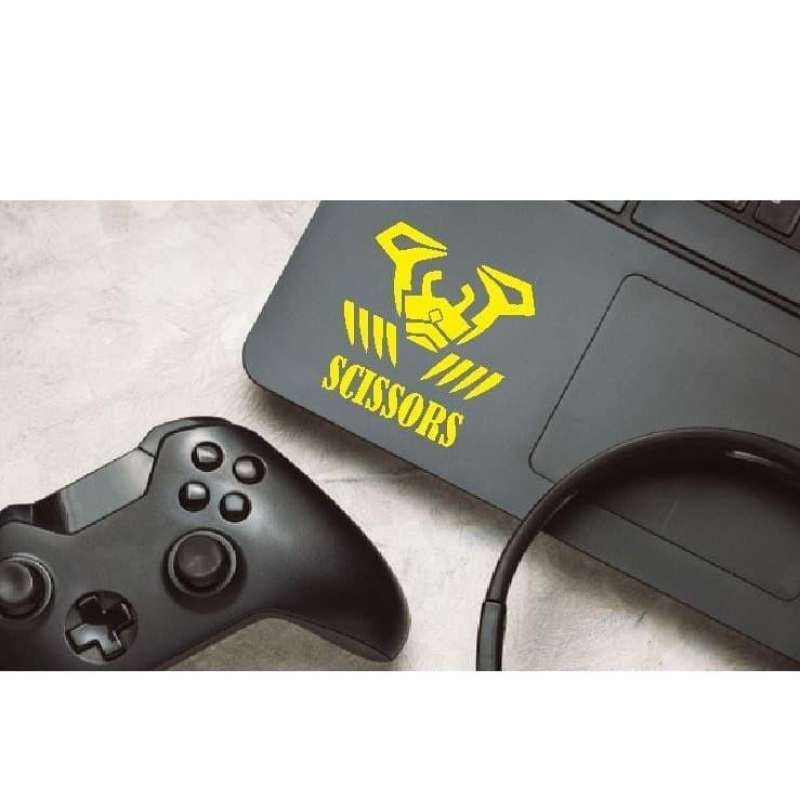Jual Stiker Cutting Laptop Kamen Rider Scissors Logo Motor Sepeda Case