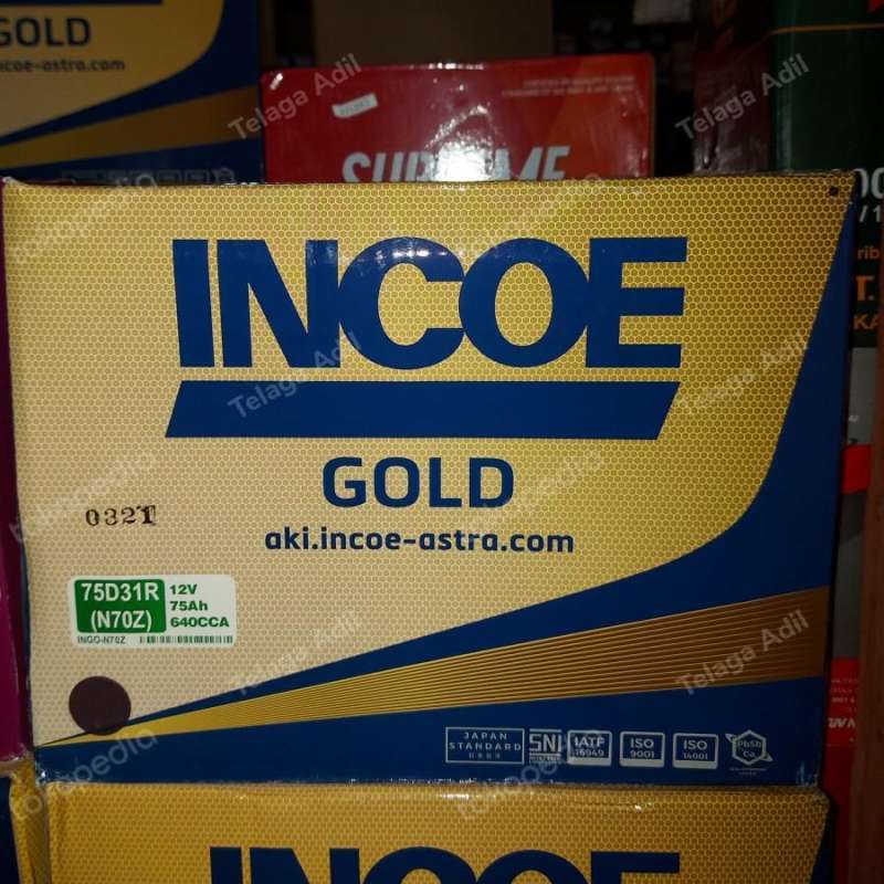 Jual Aki Incoe Gold N70z Di Seller Telaga Adil - Ivana - Kota Medan