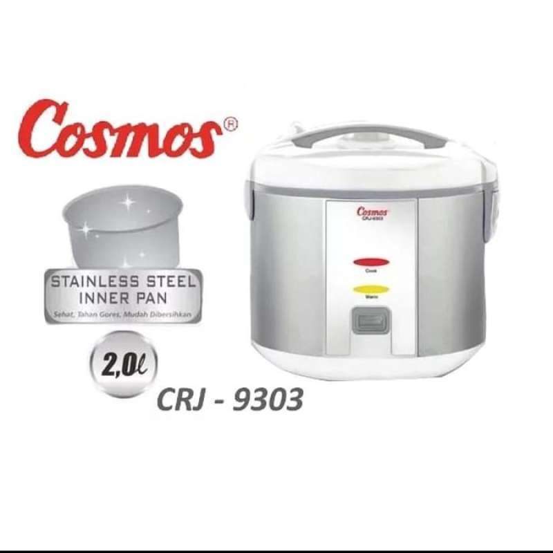 Jual Cosmos Crj 9303 Rice Cooker Crj9303 2 Liter Stainless Di Seller ...