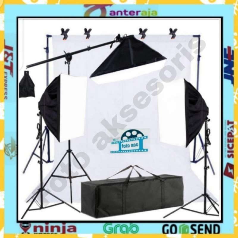 Promo Photography Foto Studio Lightning Green Screen Youtube Vlog Diskon 10 di Seller Asad