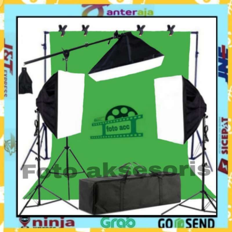 Promo Photography Foto Studio Lighting Green Screen Youtube Vlog Diskon 10 di Seller Asad Store