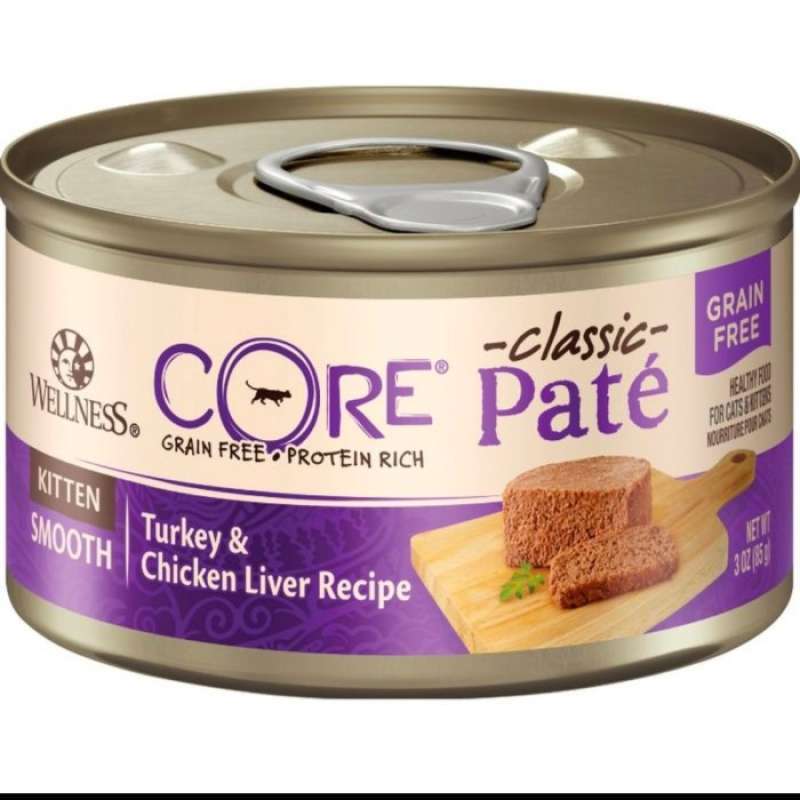 Promo [NO BRAND] WELLNESS Core Pate Kitten Turkey & Chicken Wet Cat