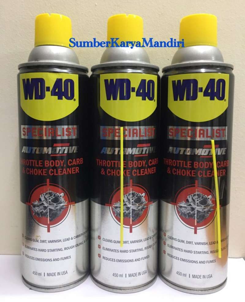 Jual WD40 Throttle Body, Carb & Choke Cleaner di Seller Cintamotormu