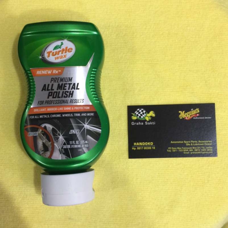 Promo Turtle Wax All Metal Polish Diskon 23 di Seller Cintamotormu