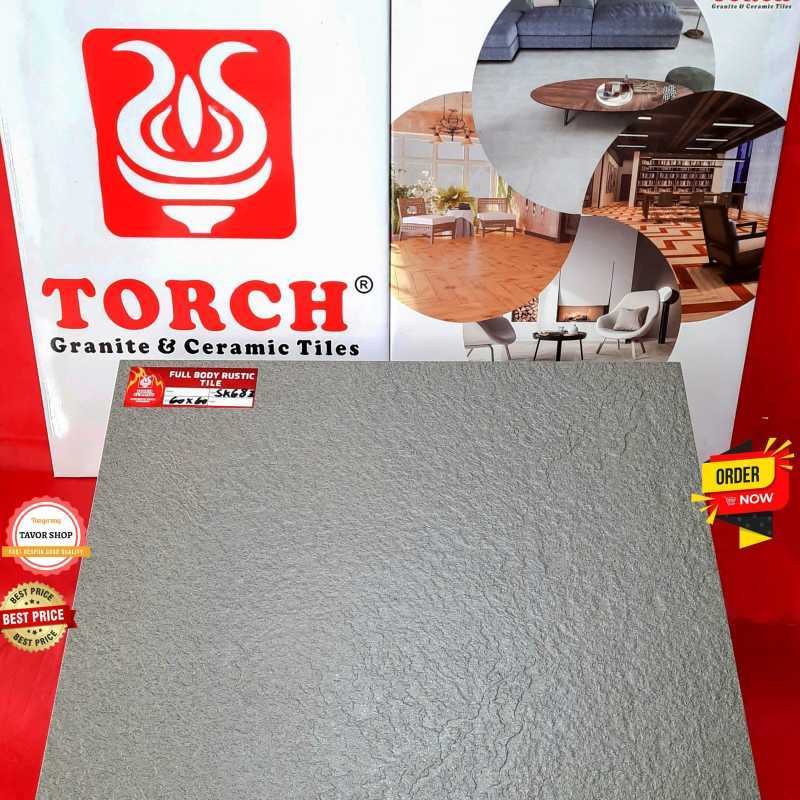Jual Lantai Granit Torch 60x60 Full Body Rustic SK683 Free Ongkir