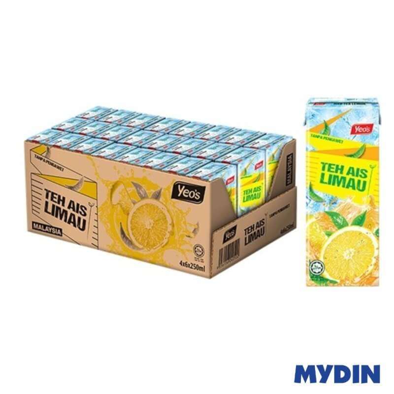 Jual Yeo's Asian Drink Iced Lemon Tea (24 x 250ml) Malaysia 5488394