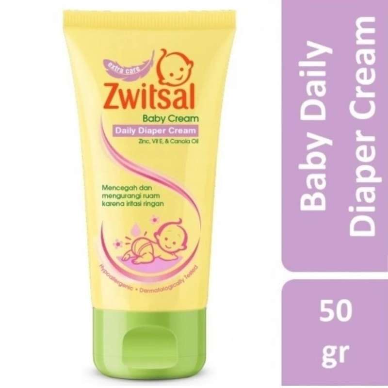 Jual ZWITSAL Baby Cream Extra Care with Zinc 50ml Zwitsal Baby Daily ...