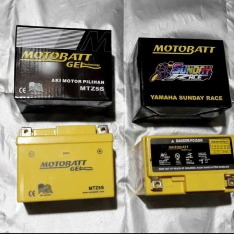 Jual AKI MOTOR HONDA MEGAPRO VERZA NEW CS1 KIRANA MOTOBATT MTZ5S AKI