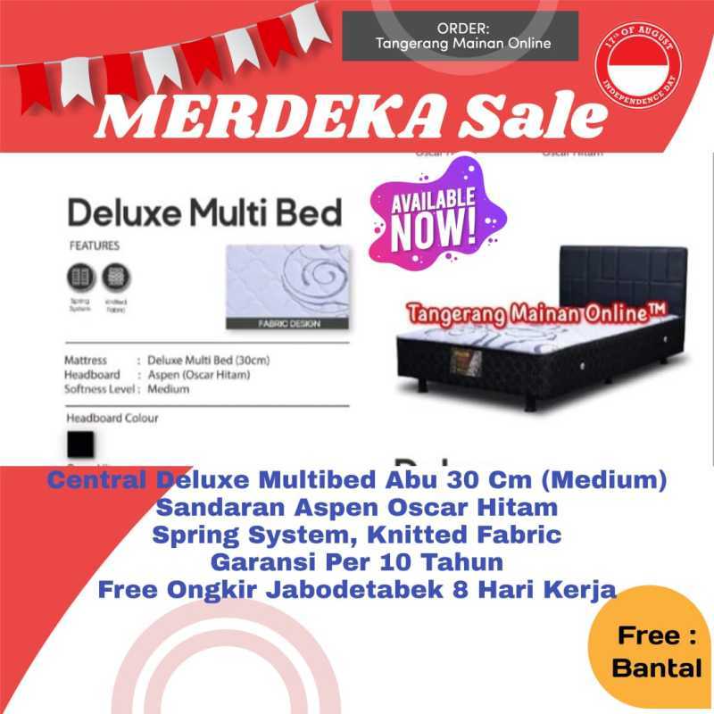 Promo Spring Bed Central Deluxe Multi Bed 180x200 Komplit Set Kasur