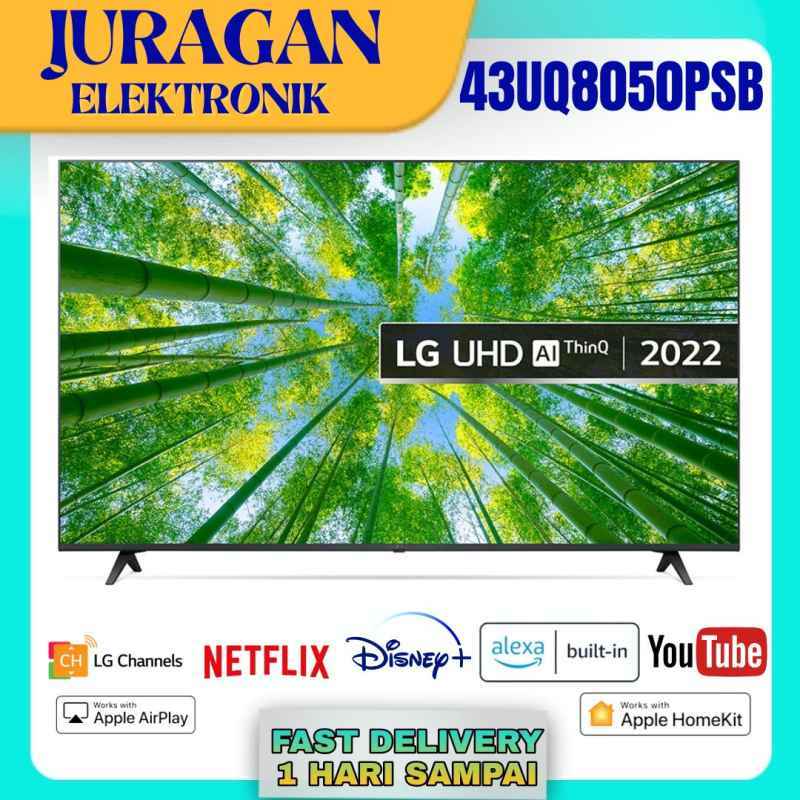 Jual LED SMART TV LG 43UQ8050PSB 43 INCH UHD 4K DIGITAL MAGIC REMOTE