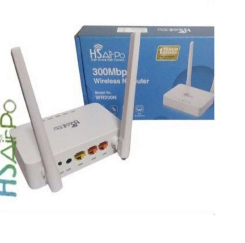 Cai Tai Router Promo HS AIRPO WR200N HSAirPo 300Mbps WIRELESS N ROUTER Diskon 2% di ...