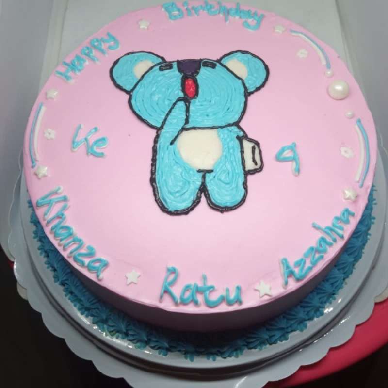 Promo Korean Lunch Box Cake / Cake Birthday / Hanya Bisa Pake Grab