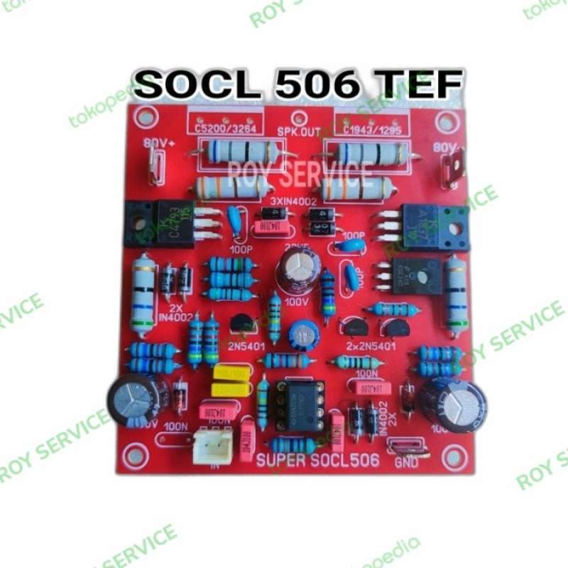 Promo Socl 506 Tef jual sesuai iklan kit power Amplifier socl 506