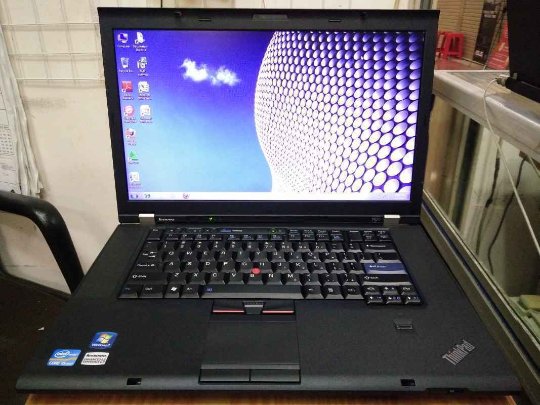Jual Laptop LENOVO ThinkPad T520 Core i5 GEN 2 HDD RAM INTEl WIN 7 Siap