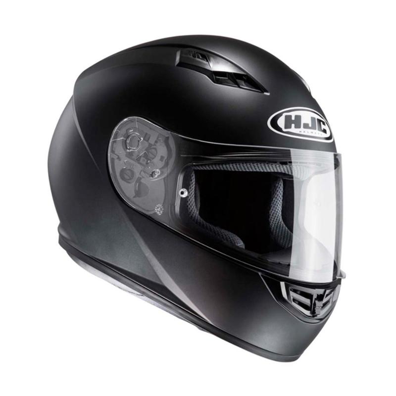 Jual HJC CS 15 Solid Full Face Motorcycle Helmet Semi Flat Black S di