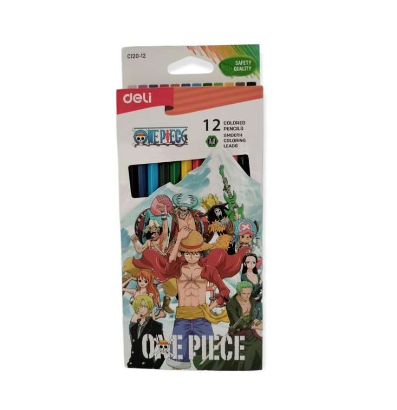 Jual Deli Color Pencil / Pensil Warna Edisi One Piece Pewarnaan Halus