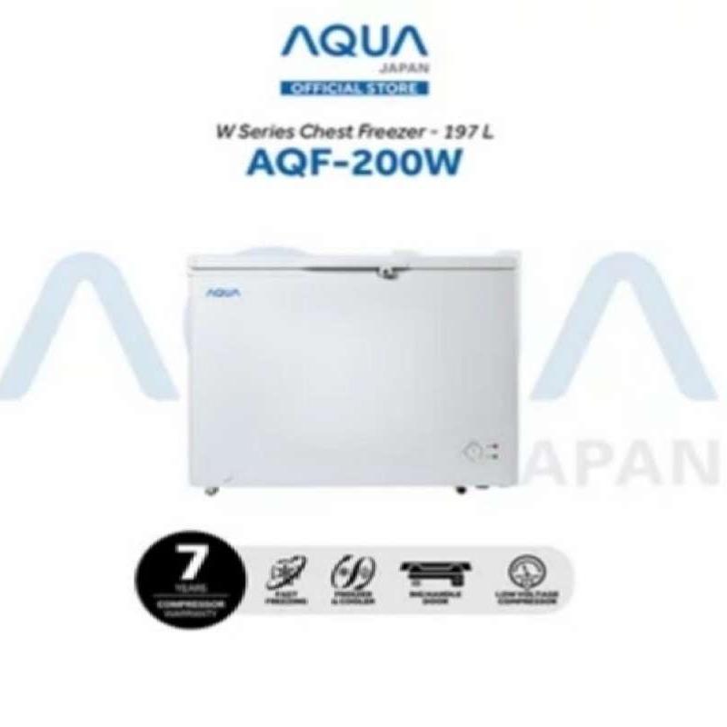 Jual CHEST FREEZER AQUA JAPAN AQF200(W) GARANSI RESMI [JABODETABEK] di Seller Depok Electronik