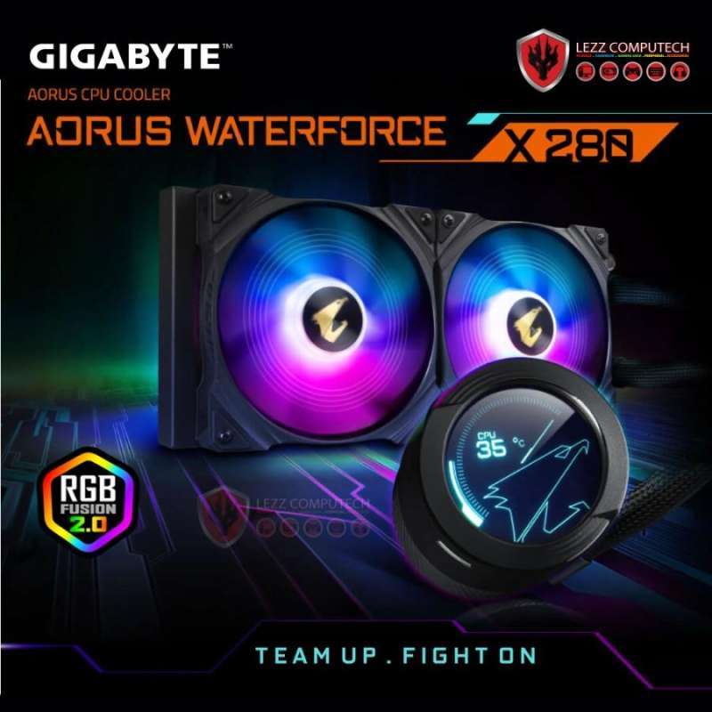 Jual GIGABYTE AORUS WATERFORCE X 280 X280 LCD display AIO liquid