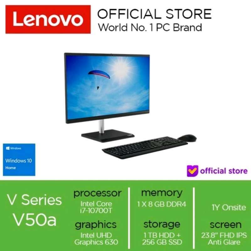 Jual Lenovo V50a-24IMB AIO AEID || Intel Core i7-10700T 8GB 1TB HDD ...