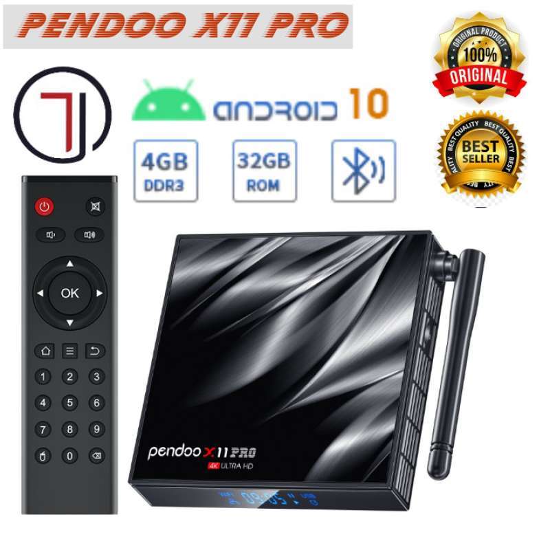 Promo ANDROID TV BOX PENDOO X11 PRO RAM 4G ROM 32G ANDROID 10 ALLWINER