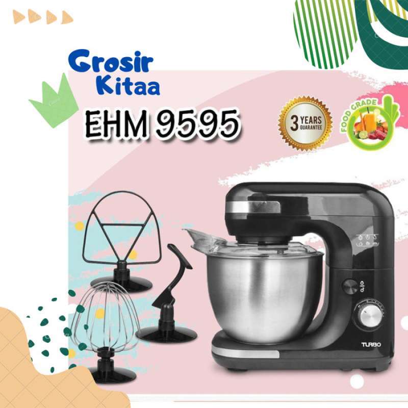 Promo TURBO Mixer Grande EHM 9595 / Stand Mixer Roti / Mixer Besar 5