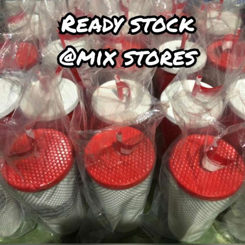 Jual Tumbler Starbucks Studded Matte Merah Putih Indonesia di Seller