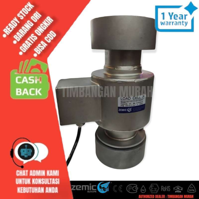 Promo LOAD CELL ZEMIC BM14G - C3 KAPASITAS 30 TON Diskon 1% di Seller ...