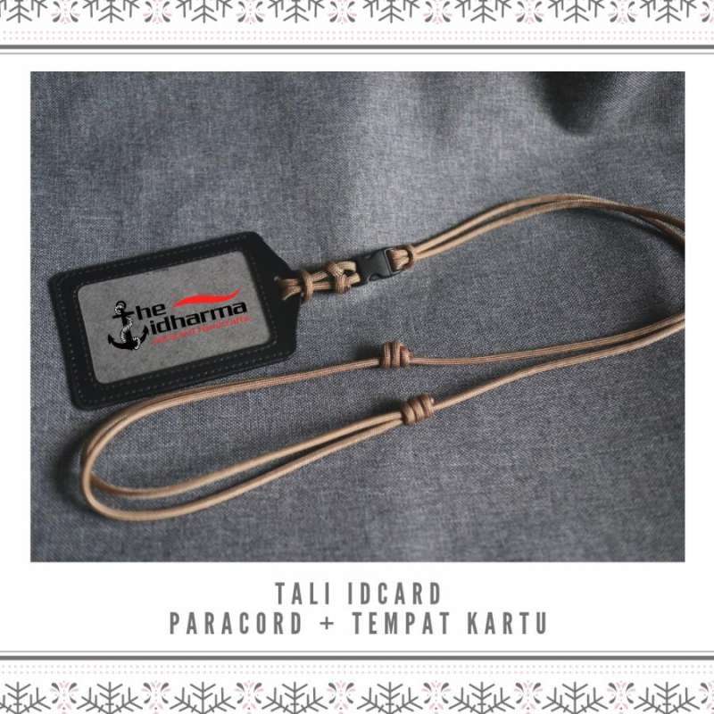 Jual Lanyard ID Card Tali Name Tag Paracord Buckle di Seller The