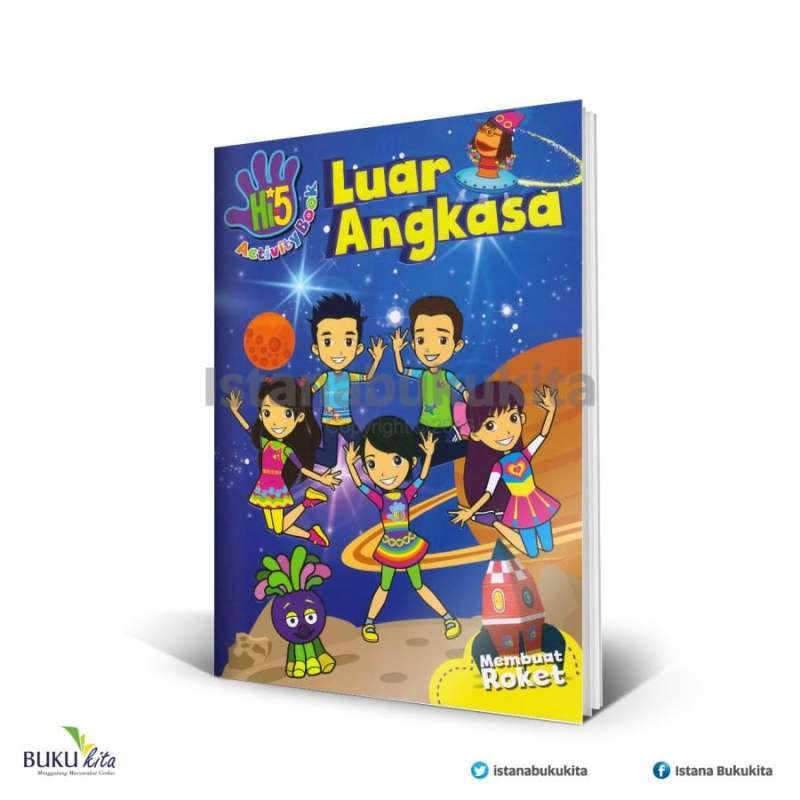 Jual buku kita hi 5 activity book luar angkasa di seller mega cerdas