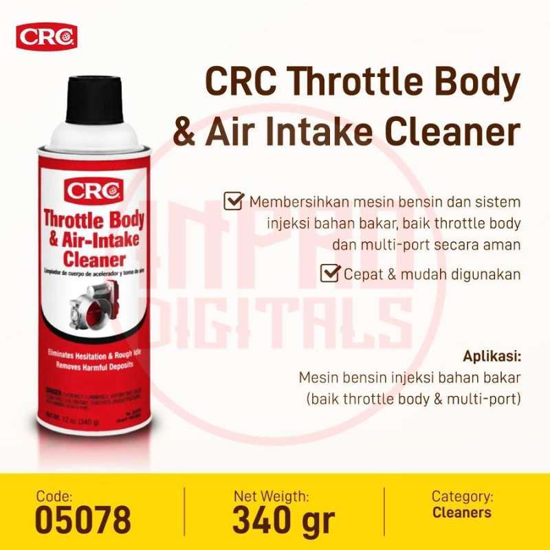 Jual Crc Throttle Body & Airintake Cleaner 340g 05078 Di Seller