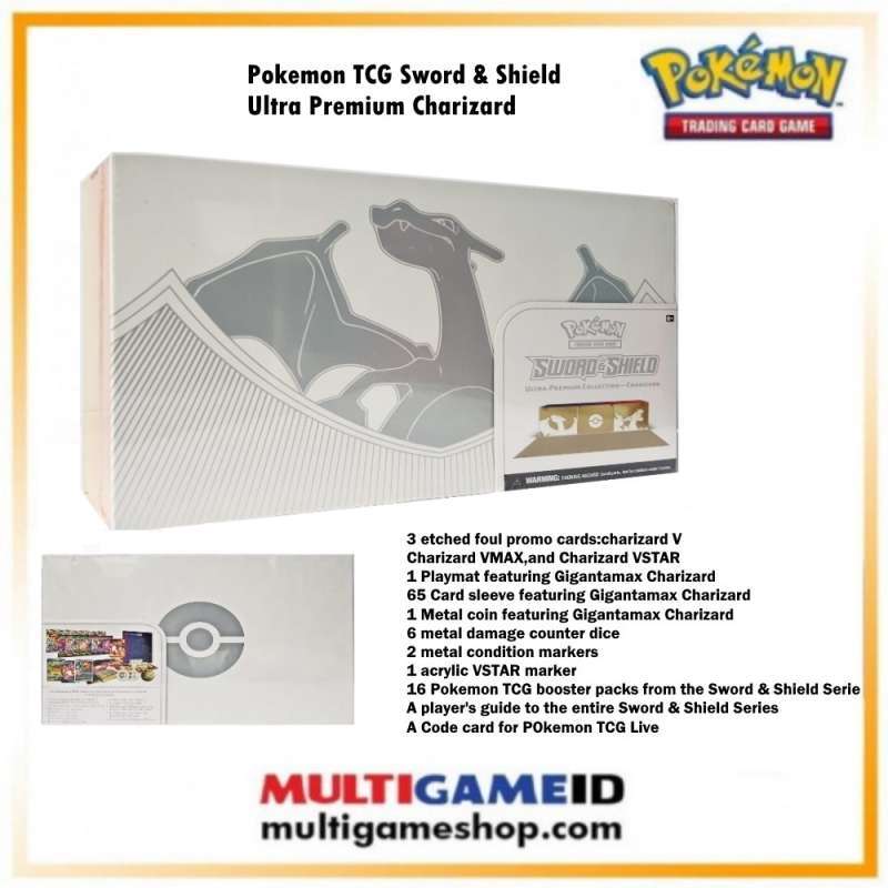 Jual Pokemon TCG Sword&Shield Ultra Premium Collection Charizard di