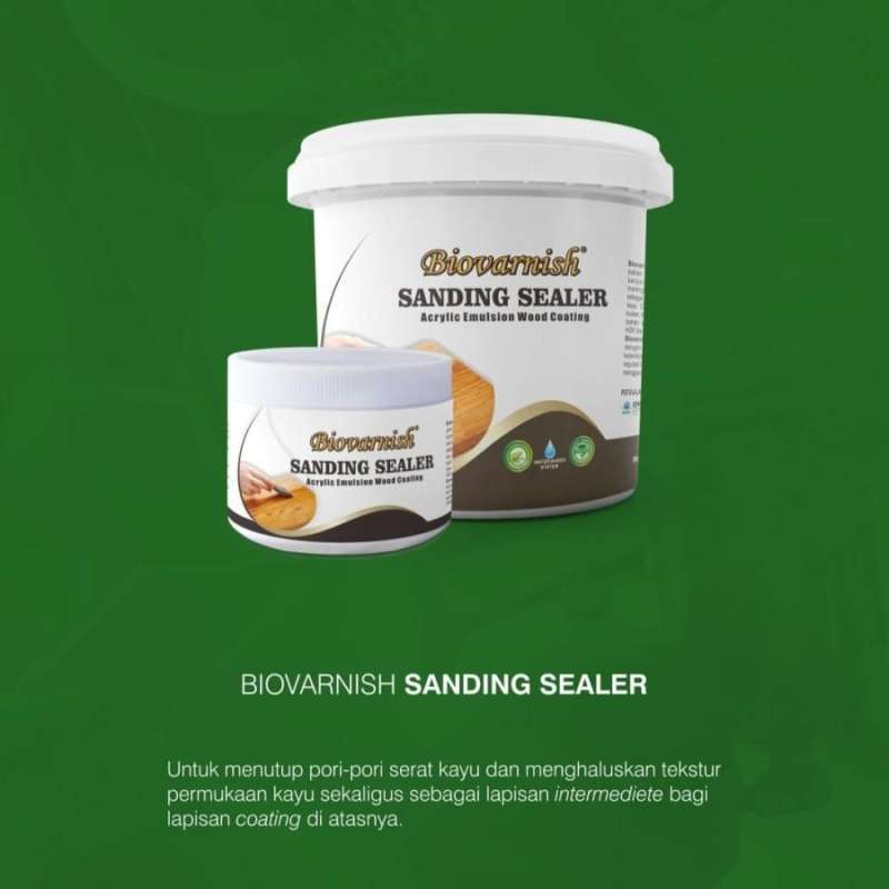 Jual Sanding Sealer Cat Kayu Waterbased Biovarnish Sanding Sealer 400gr